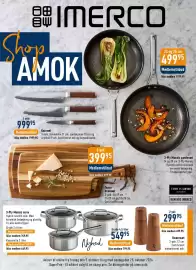 Imerco tilbudsavis Side 1: 日田 O IMERCO Shop AMOK 3 dele 99995 Medlemstilbud Ikke medlem 1999,95 Knivsæt 3 dele. Kokkekniv 21