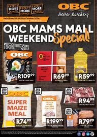 OBC Meat & Chicken catalogue Page 2: OBC SUPER MAIZE MEAL €74,99, OBC Frozen Mixed Chicken Portions €199,99
