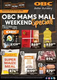 OBC Meat & Chicken catalogue Page 2: OBC SUPER MAIZE MEAL €74,99, OBC Frozen Mixed Chicken Portions €199,99