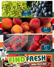 Super Save catalogue Page 1: "I VALID 09-11 OCTOBER 2026 ONLY Locally Grown ARBOR GROW Strawberries KEEP REFRIGERATED 250g