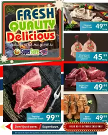 Super Save catalogue Page 3: Veal Curry Pieces €49,99, Beef Kidneys €49,99