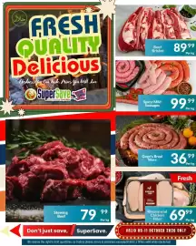 Super Save catalogue Page 5: Beef Brisket €89,99, Riversmead Chicken Fillet €69,99