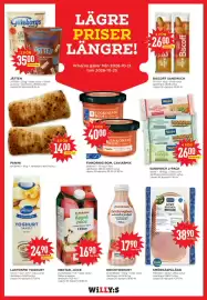 Willys reklamblad vecka 42 Sida 11: Panini €14,00, Wasa sandwich 2-pack €26,00