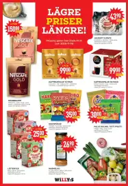 Willys reklamblad vecka 42 Sida 12: Fazer palle kuling, tutti frutti €30,00, Haribo godispåsar €35,00