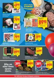 Willys reklamblad vecka 42 Sida 3: Flankstek €169,00, Prime kalvschnitzel €89,90