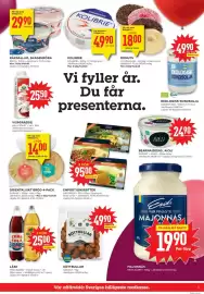 Willys reklamblad vecka 42 Sida 5: Garant aioli €24,90, Trocadero Cuba Cola €25,00