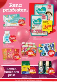 Willys reklamblad vecka 42 Sida 7: Baby vätservetter €3.800,00, Majssnacks €25,00