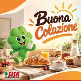 Volantino Sisa Pagina 10: SISA I SUPERMERCATI ITALIANI Buona Colazione