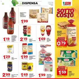 Volantino Sisa Pagina 15: Mulino Bianco Cracker Integrali €1,99, Valle dell'Etna Pesto di Pistacchio €2,99