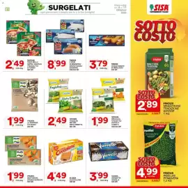 Volantino Sisa Pagina 21: Orogel Fagiolini Bieta Erbetta €2,49, Findus 2 Fiori di Branzino/Orata/Tonno/Salmone €8,99