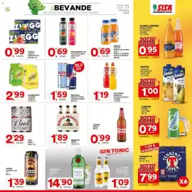 Volantino Sisa Pagina 27: Red Bull Energy Drink Original/Zero €1,59, Peroni birra €0,99