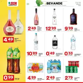 Volantino Sisa Pagina 28: Fontenoce acqua naturale €2,49, Molinari Sambuca €12,99