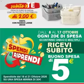 Volantino Sisa Pagina 35: Cesta con manico large €2,00