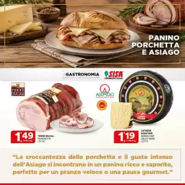Volantino Sisa Pagina 7: Terre Ducali Porchetta €1,49, Asiago DOP Gallo Nero €1,19