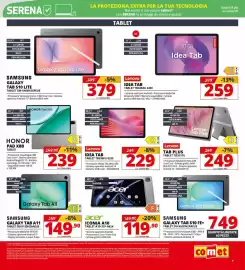 Volantino Comet settimana 41 Pagina 9: SERENA 10,9" TFT 6+128 GB FOTO 8 MPX WI-FI PEN INCLUSA SAMSUNG Galaxy Tab S10 Lite