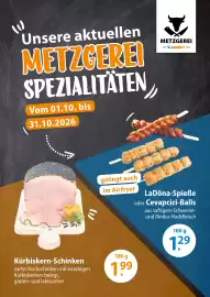 V Markt Prospekt woche 42 Seite 23: LaDöna-Spieße oder Cevapcici-Balls €1,29