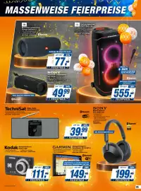 Expert Techno Land Prospekt woche 41 Seite 5: SONY Bügelkopfhörer WH-1000X M5 €199,00, Kodak Pixpro X55 €111,00