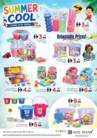 Nesto catalogue Page 1: SUMMER COOL LEARN. PLAY. GROW. < Kaka's velogue SIME FL Super Light Clay 02 ₤3.50 صلصال متنوع Mud