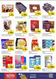 Nesto catalogue Page 3: Toffifee ramel with Creamy Noup Masinut in Caramel Nougat and Chiclate 325g 10.99 AED 5.99 Storck