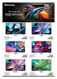 Nesto catalogue Page 3: Hisense 65U7S €3.999,00, Hisense 75A61S €3.149,00