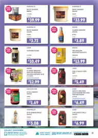 Bestway leaflet Page 15: Heinz classic bbq/hot english mustard/yellow mustard mild €12,99, Nawhal's biggy burger sauce €3,72