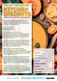 Bestway leaflet Page 2: 09TH OCT - 05TH NOV 2026 KITCHEN INSIGHTS SERVE UP AUTUMN FAVOURITES Refresh your autumn menu with