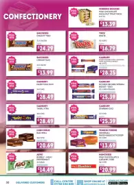 Bestway leaflet Page 30: Snickers creamy duo €13,99, Lion rolo bar/roll €20,69
