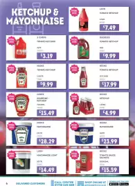 Bestway leaflet Page 6: Heinz squeezme - ketchup €15,49, Heinz mayonnaise €28,29