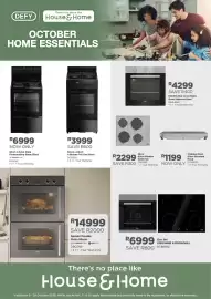 House & Home catalogue Page 1: 60cm 4 Solid Plate Freestanding Stove Black €6.999,00