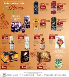 Catalogue Match page 18: METEOR Bière blonde €11,50, SAER BRAU KALINSBOURG €0,49