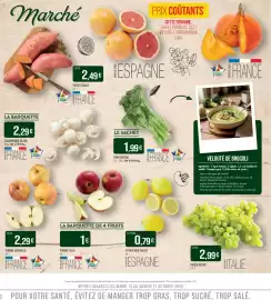 Catalogue Match page 2: RAISIN BLANC €2,99, LA BARQUETTE CHAMPIGNON BLANC €2,29
