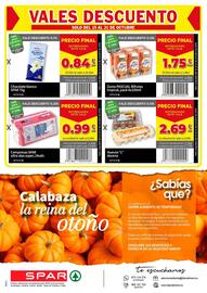 Folleto SPAR semana 42 Página 2: Pascual - zumo bifrutas tropical €1,75, Dia - huevos €2,69