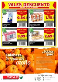 Folleto SPAR semana 42 Página 2: Pascual - zumo bifrutas tropical €1,75, Dia - huevos €2,69