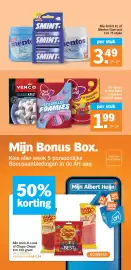 Albert Heijn folder week 42 Pagina 22: Alle Smint XL of Mentos Gum pot t/m 75 stuks €3,49