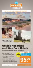 Albert Heijn folder week 42 Pagina 41: Ontdek Nederland met WestCord Hotels €95,00
