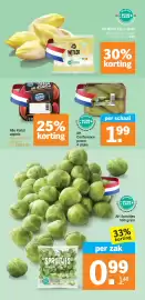 Albert Heijn folder week 42 Pagina 8: AH Spruitjes 500 gram €0,99, Alle Kanzi appels