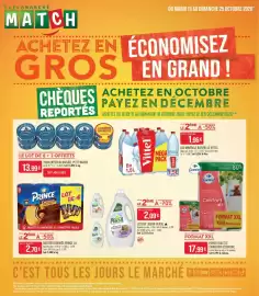 Catalogue Match page 1: PERSIL Lessive liquide €2,09, Vittel Eau minérale naturelle €1,96