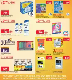 Catalogue Match page 2: Carrefour Essential Papier Toilette €15,99, AXAL Pastilles de sel €4,89