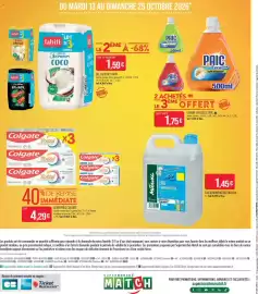 Catalogue Match page 8: Tahiti GEL DOUCHE €1,59, PAIC LIQUIDE VAISSELLE €1,75
