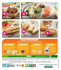 Catalogue Match semaine 42 page 4: Match tartelette amandine €3,75, Match sandwich poulet curry €3,65
