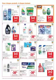 Catalogue Colruyt page 15: Bref tous les blocs W.-C. €18,69, Scottex papier-toilette Complete Clean Décors €32,38