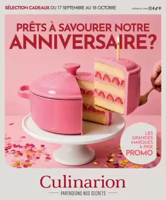 Culinarion (valable jusqu'au 18-10)