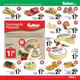Volantino Supermercati Gulliver Pagina 24: Tortellini Novella €1,09, Manzo fumè del Zoppo all'etto €2,39