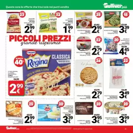 Volantino Supermercati Gulliver Pagina 25: Fagiolini Primavera Findus €3,39, Coppa del Nonno Motta €3,95