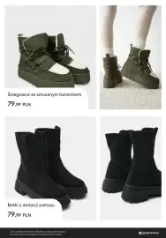 Sinsay gazetka Strona 7: Botki z imitacji zamszu Sinsay €79,99, Śniegowce ze sztucznym barankiem Sinsay €79,99