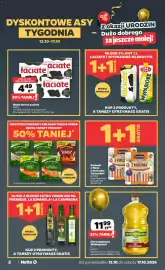 Netto gazetka tydzień 42 Strona 2: Olej rzepakowy Wielkopolski €11,99, Masło ekstra Łaciate €4,49