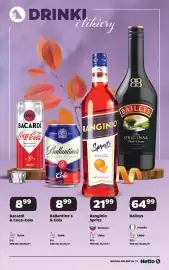 Netto gazetka | Alkohole Strona 3: Ranginio Spritz €21,99, Bacardi & Coca-Cola €8,99