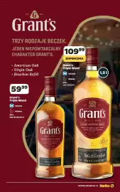 Netto gazetka | Alkohole Strona 9: Grant's Triple Wood Blended Scotch Whisky €59,99