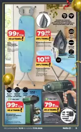 Netto gazetka tydzień 42 Strona 5: 17 3000 mAh vileda stopa żelazka 220- 2000 -240 W V dodatkowe funkcje: pionowy strumień