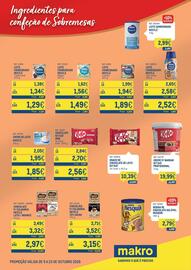 Catálogo Makro Página 2: Creme p/ barrar kit kat profissional €19,99, Bebida de chocolate solúvel nesquik €2,79